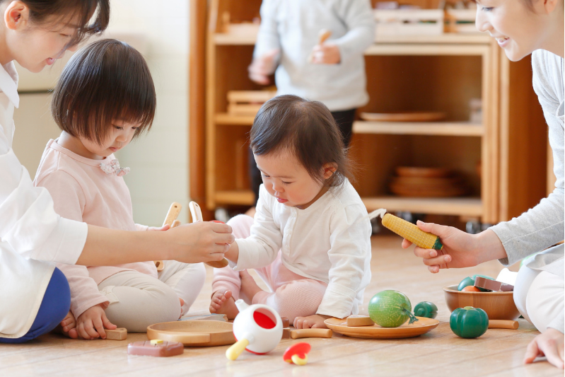 服部工業の給食センターである岡崎クックチルセンターの給食の配食先である託児施設