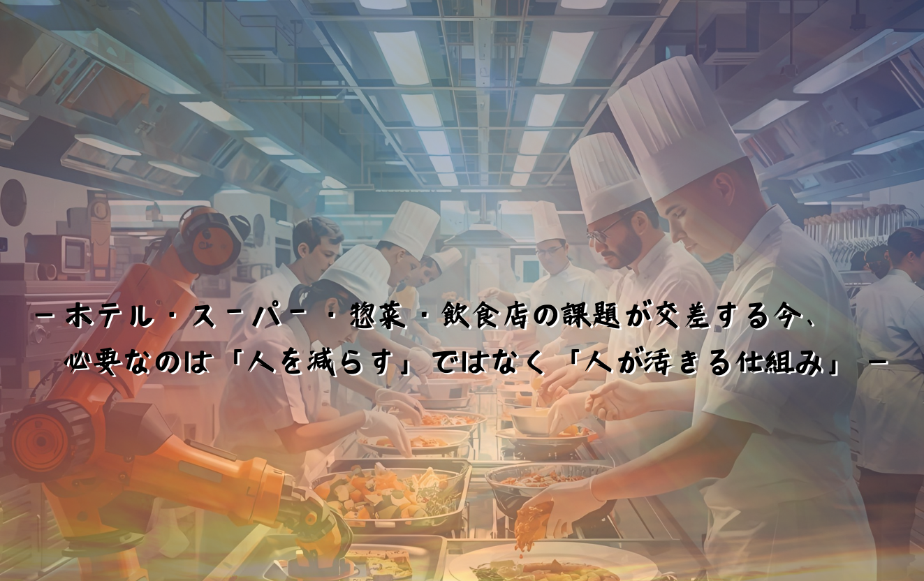 【2025年版】厨房の人手不足は“人が機械を活かす時代”へ