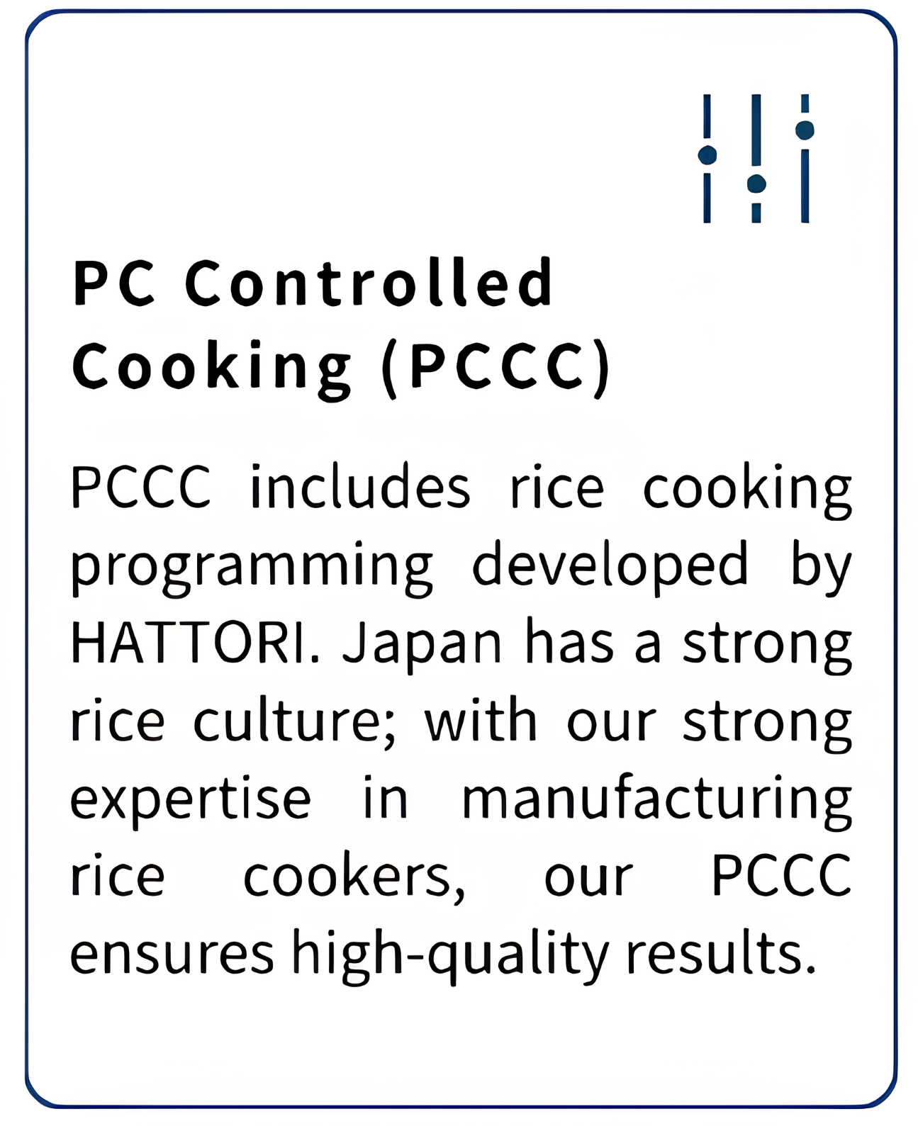 PC Controlled Cooking