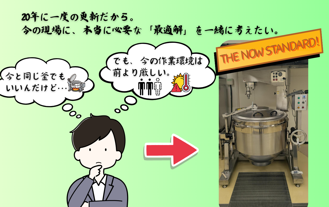 「20年に一度の更新」を、現場改善のチャンスに